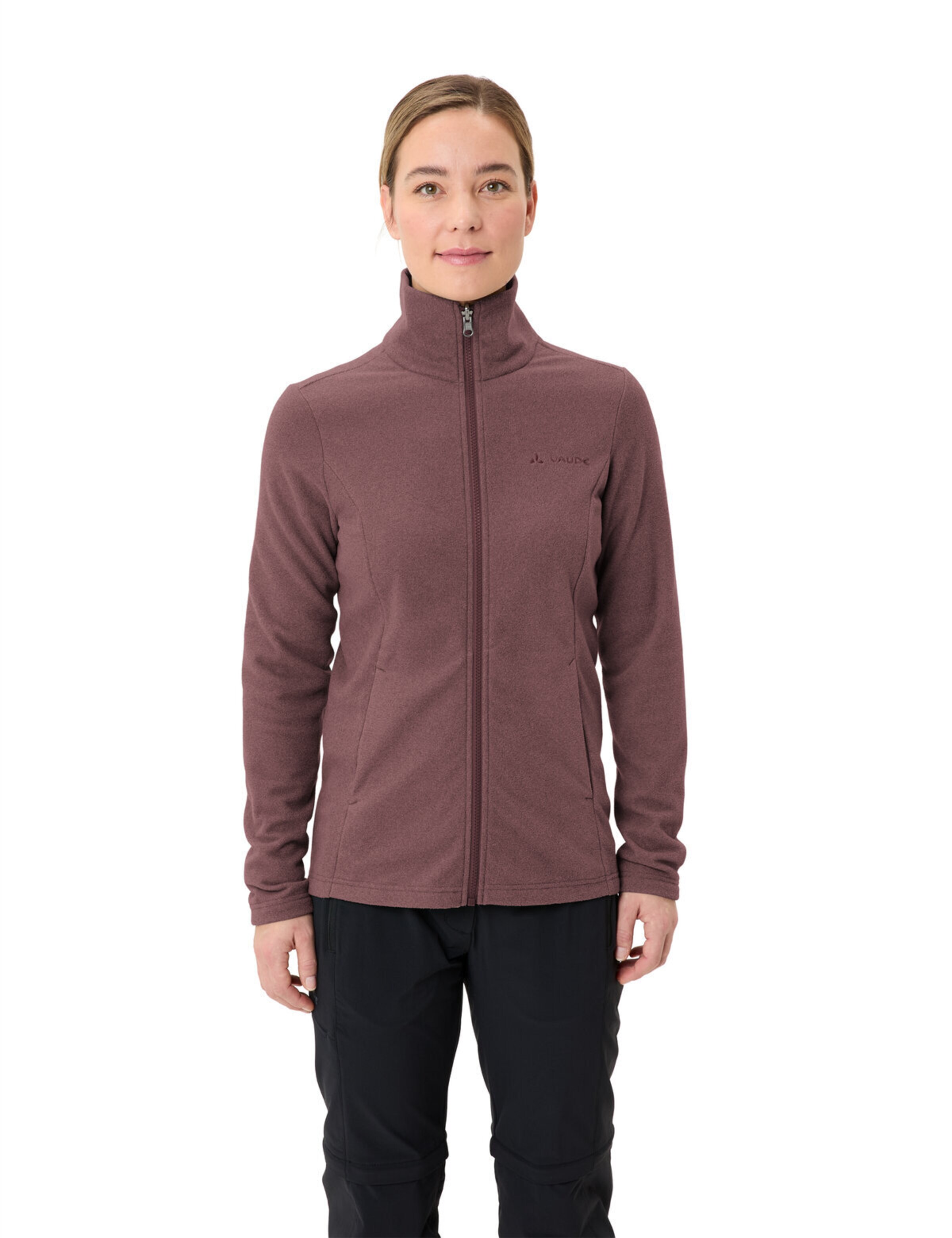 VAUDE Athletic fleece jacket in Red: front