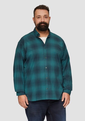 Coupe regular Chemise s.Oliver en bleu : devant