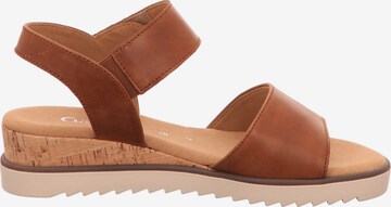 GABOR Strap Sandals in Brown