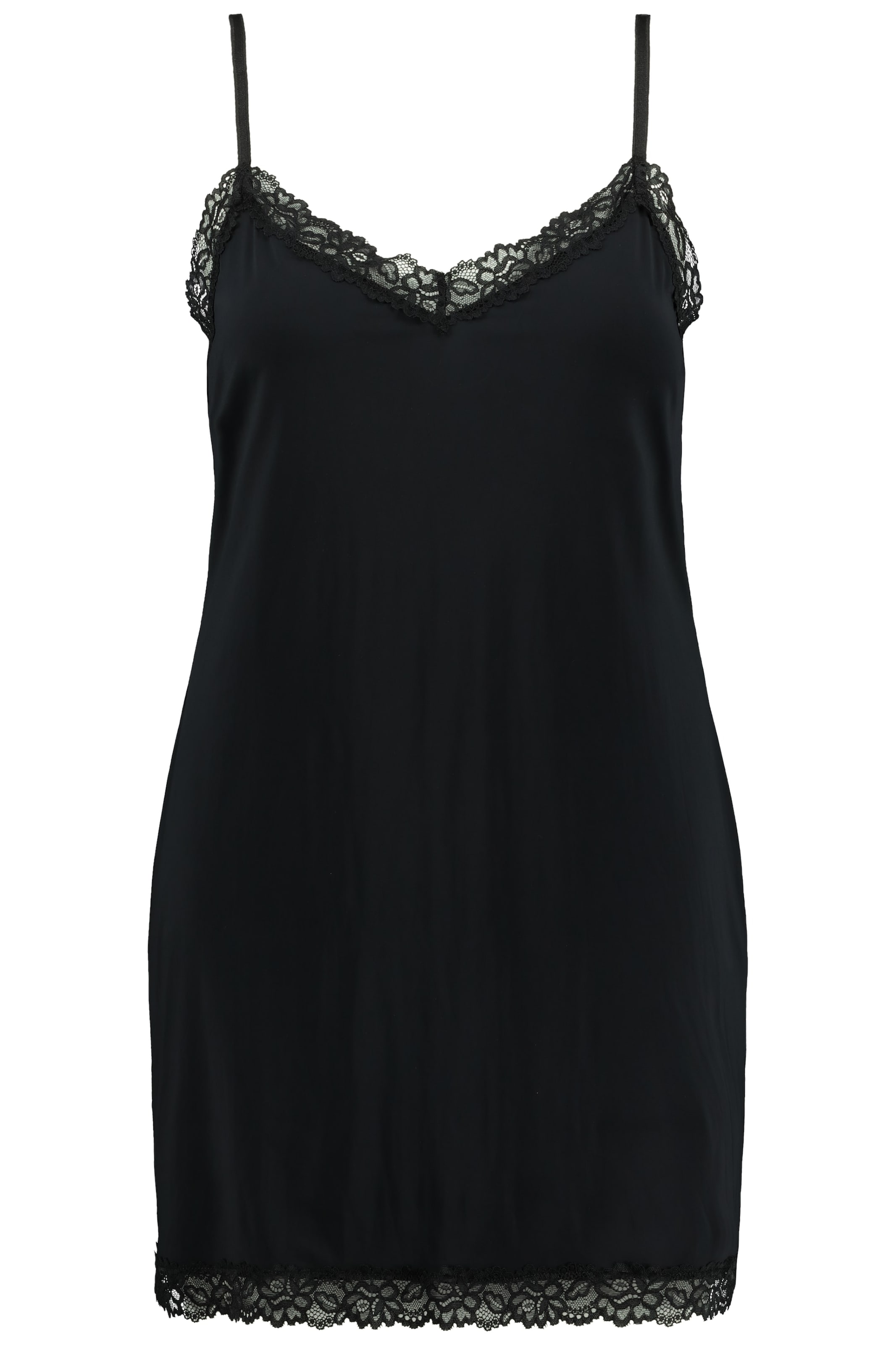 Ulla Popken Unterhemd in schwarz, Produktansicht