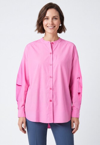 Usha - Blusa em rosa: frente