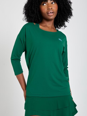 SPORTKIND Funktionsshirt '3/4 Loose Fit'‌‌‌‌‌‌‌‌‌ in Grün: Vorderseite