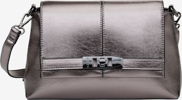 Borsa a spalla 'Pamela' di L.CREDI in bronzo: frontale