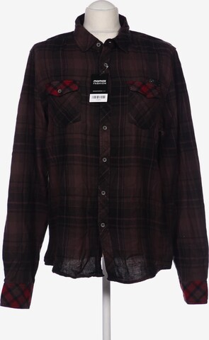 Brandit Button Up Shirt in M in Brown: front