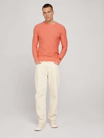 TOM TAILOR Sweater in Orange