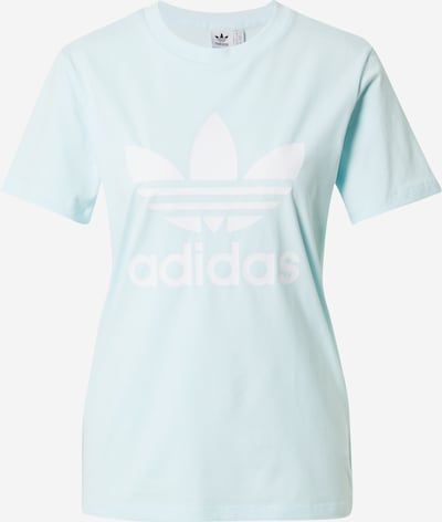 ADIDAS ORIGINALS Camisa em turquesa / branco, Vista do produto