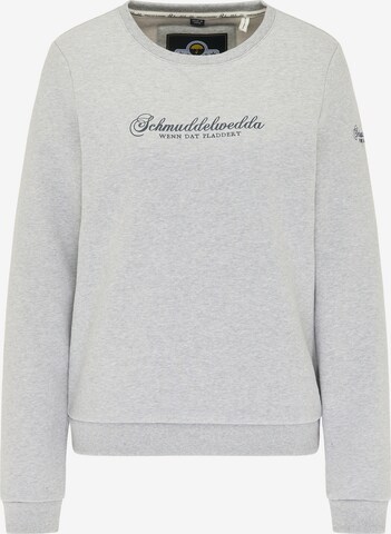 Schmuddelwedda Sweatshirt i grå: framsida