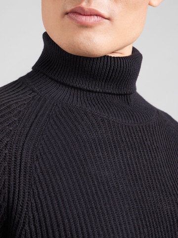 Pull-over 'JJPANNEL' JACK & JONES en noir