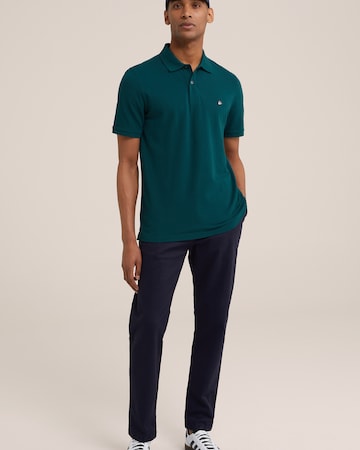 WE Fashion Slim fit Pleat-front trousers in Blue