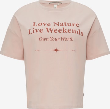 QS Shirt in Pink: Vorderseite
