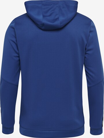 Hummel Sportsweatvest in Blauw