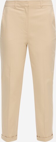 Pantalon à plis s.Oliver BLACK LABEL en beige : devant