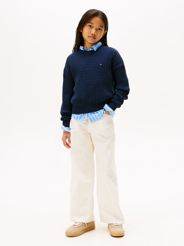 TOMMY HILFIGER Pullover in Blau