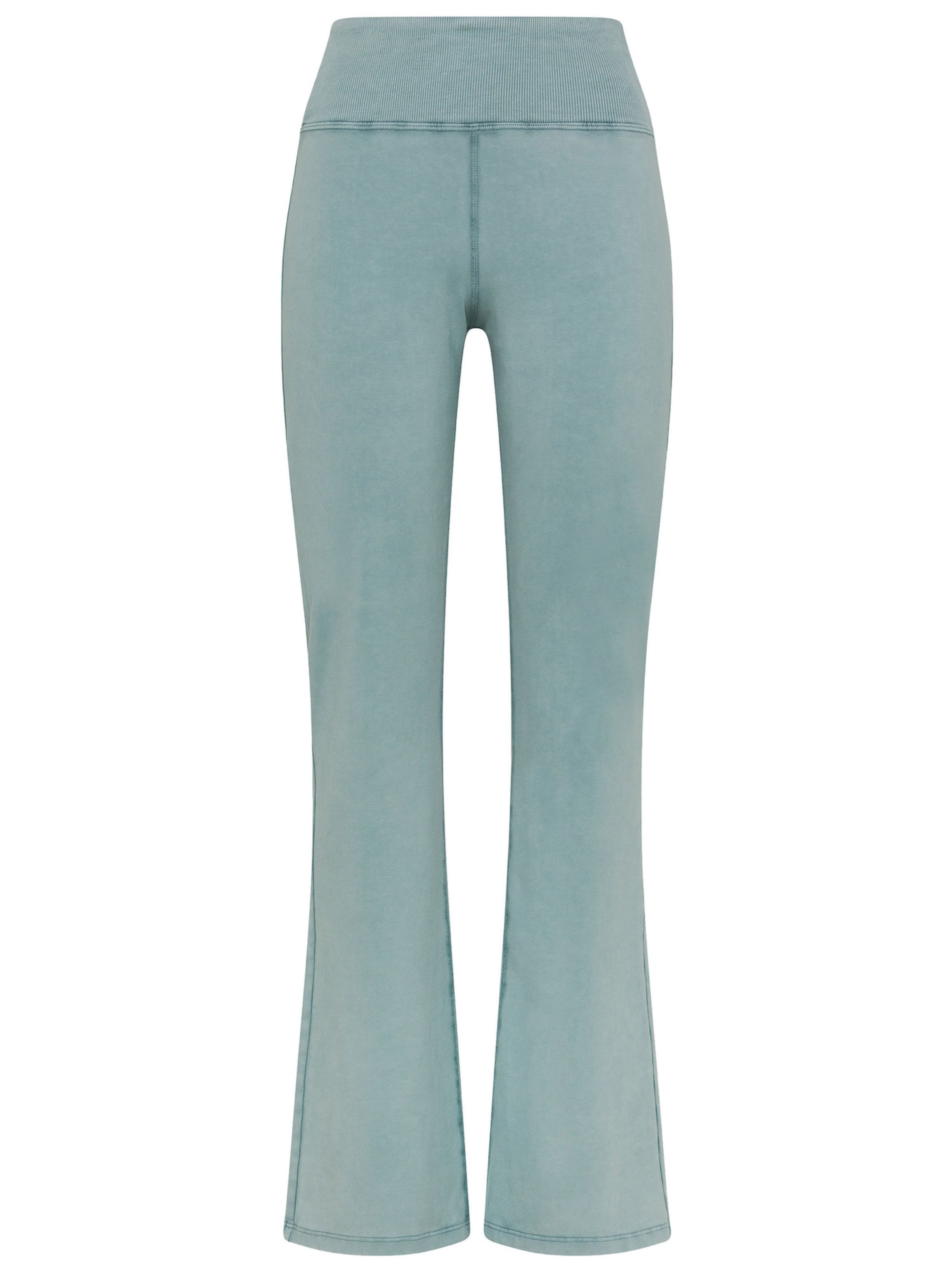 DEHA Flared Sportbroek 'Fest' in Blauw: voorkant