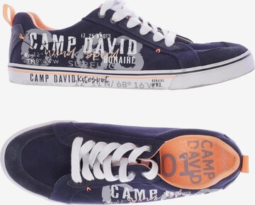CAMP DAVID Sneaker 44 in Blau: predná strana