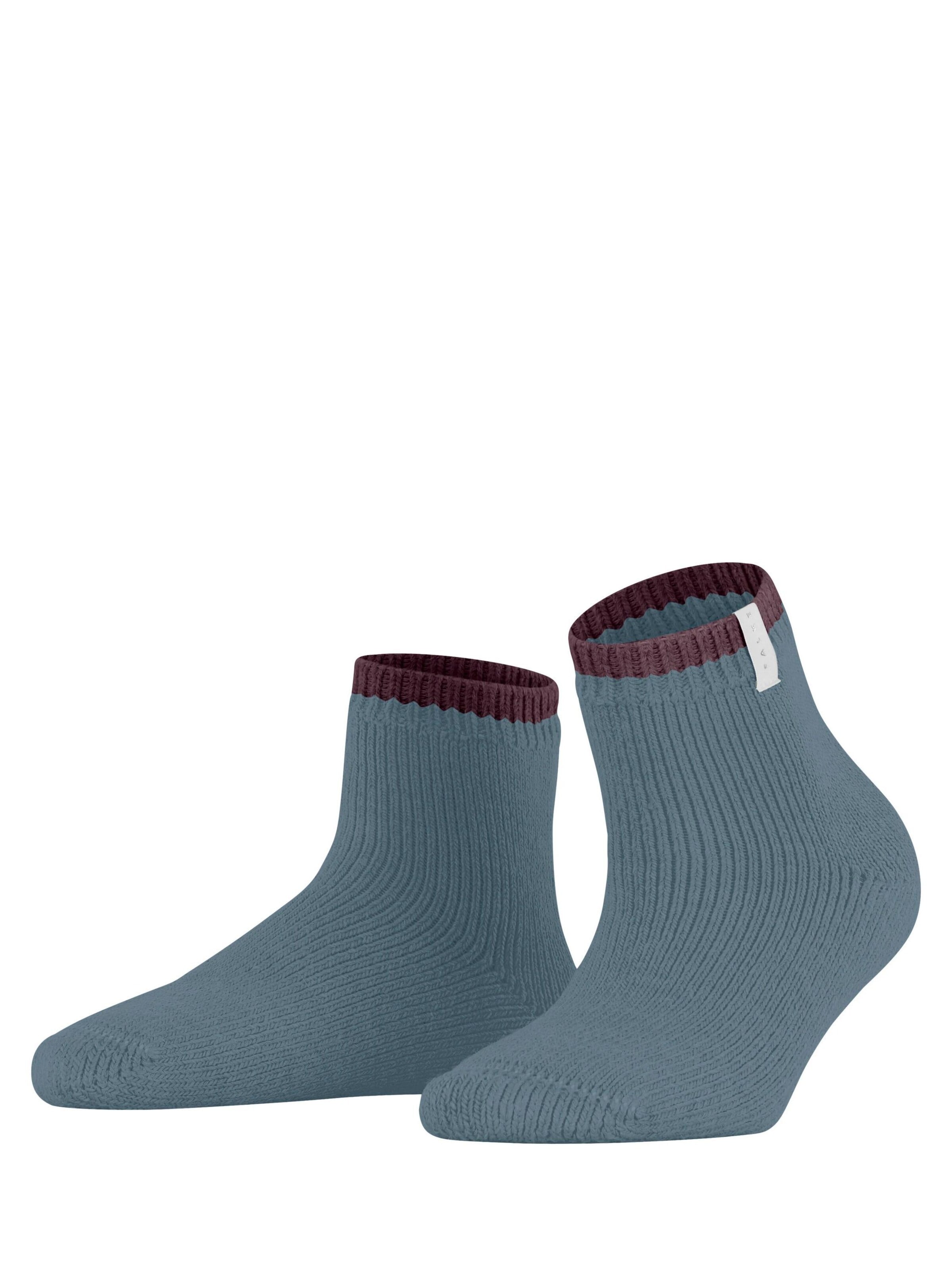 FALKE Socken 'Cosy Plush'‌‌‌ in Blau: Vorderseite
