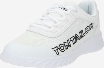 TOM TAILOR Sneakers laag in Wit: voorkant