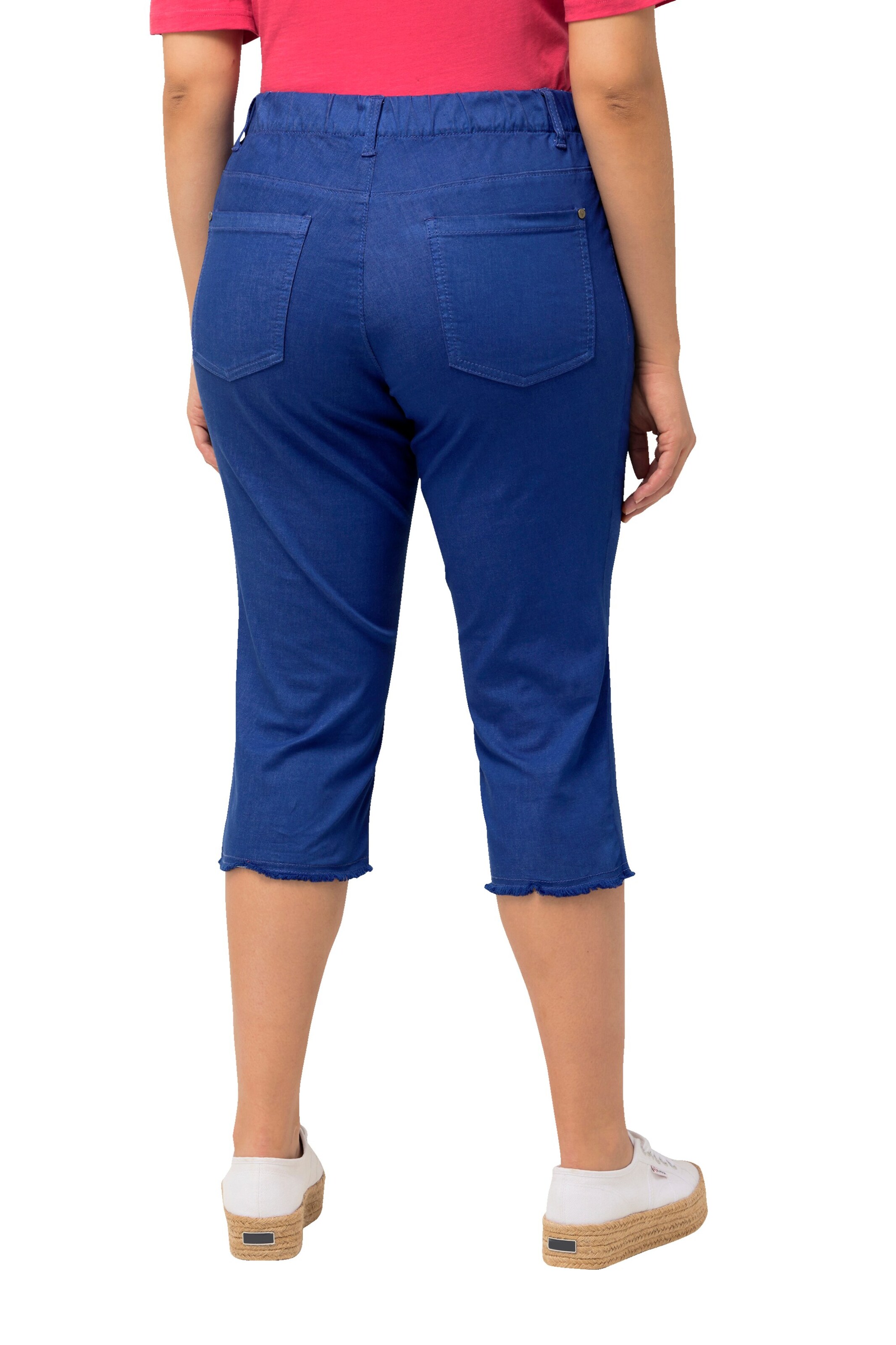 Ulla Popken Regular Broek in Blauw