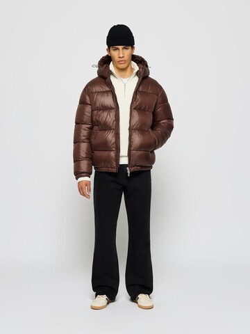Burocs Winter Jacket 'Glossy' in Brown