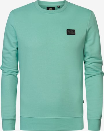 Petrol Industries Sweatshirt in Blue: front