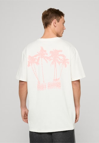 Just Rhyse Koszulka 'WavyPalms' w kolorze biały