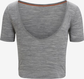 ICEBREAKER Funktionsshirt 'ZoneKnit' in Grau