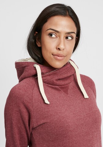 Oxmo Pullover 'Julia Pile' in Rot