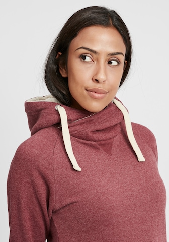 Oxmo Sweatshirt 'Julia Pile' in Red