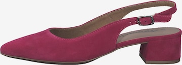 TAMARIS Дамски обувки на ток с отворена пета в розово