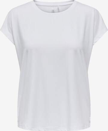 ONLY PLAY Λειτουργικό μπλουζάκι 'AUBREE' σε λευκό: μπροστά