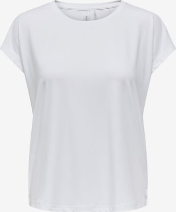 ONLY PLAY - Camiseta funcional 'AUBREE' en blanco: frente