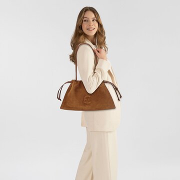Sac bandoulière 'Dulse' Coccinelle en marron : devant