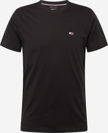 Tommy Jeans - Camiseta en negro: frente