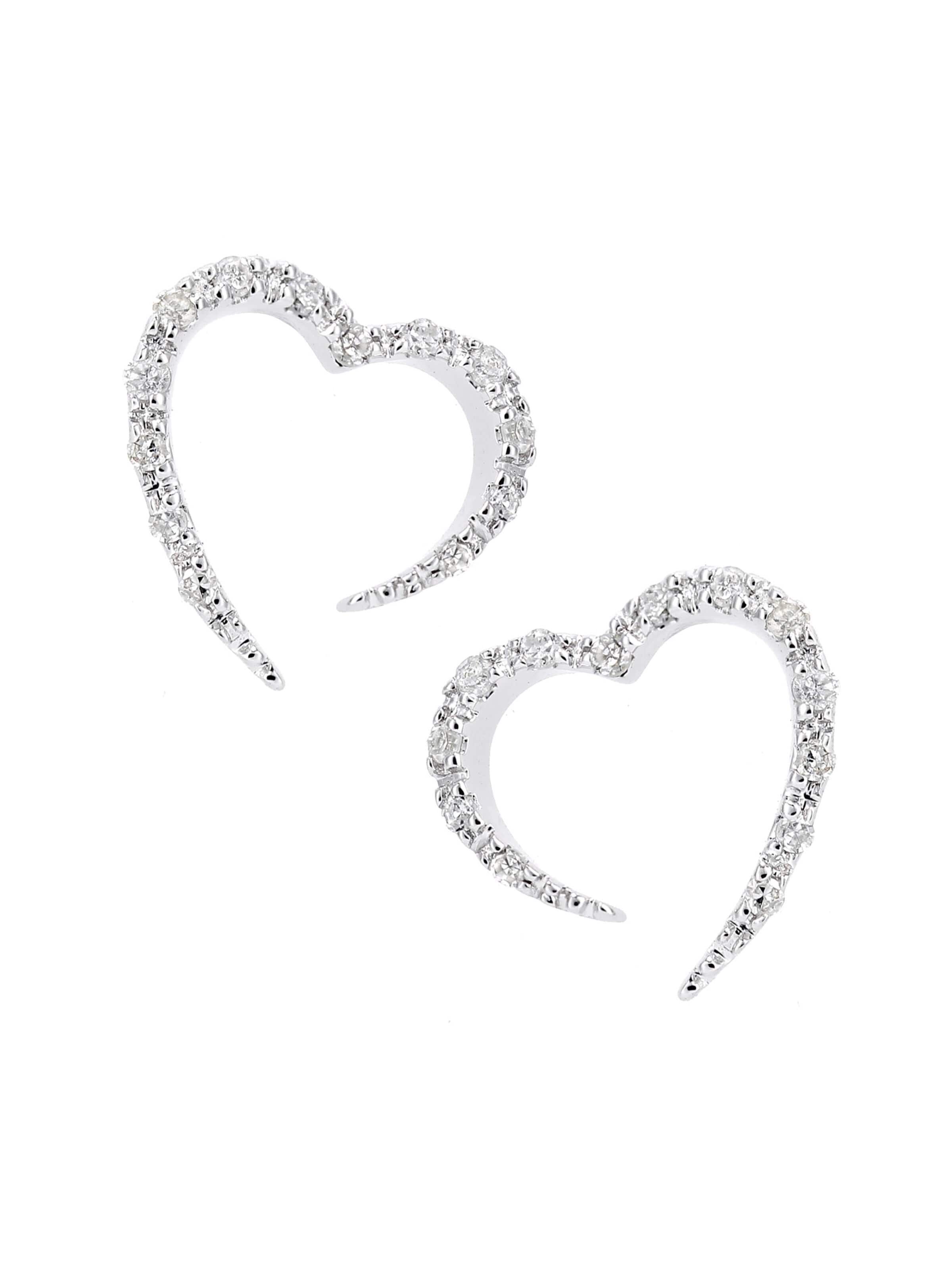 Boucles d'oreilles DIAMANT LETERNEL en argent : devant