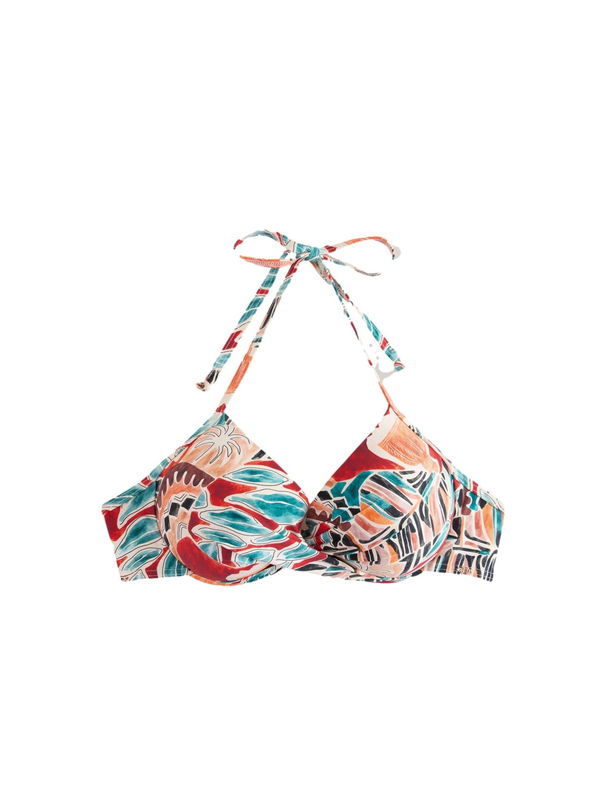 Next Bikinitop in Braun: Vorderseite