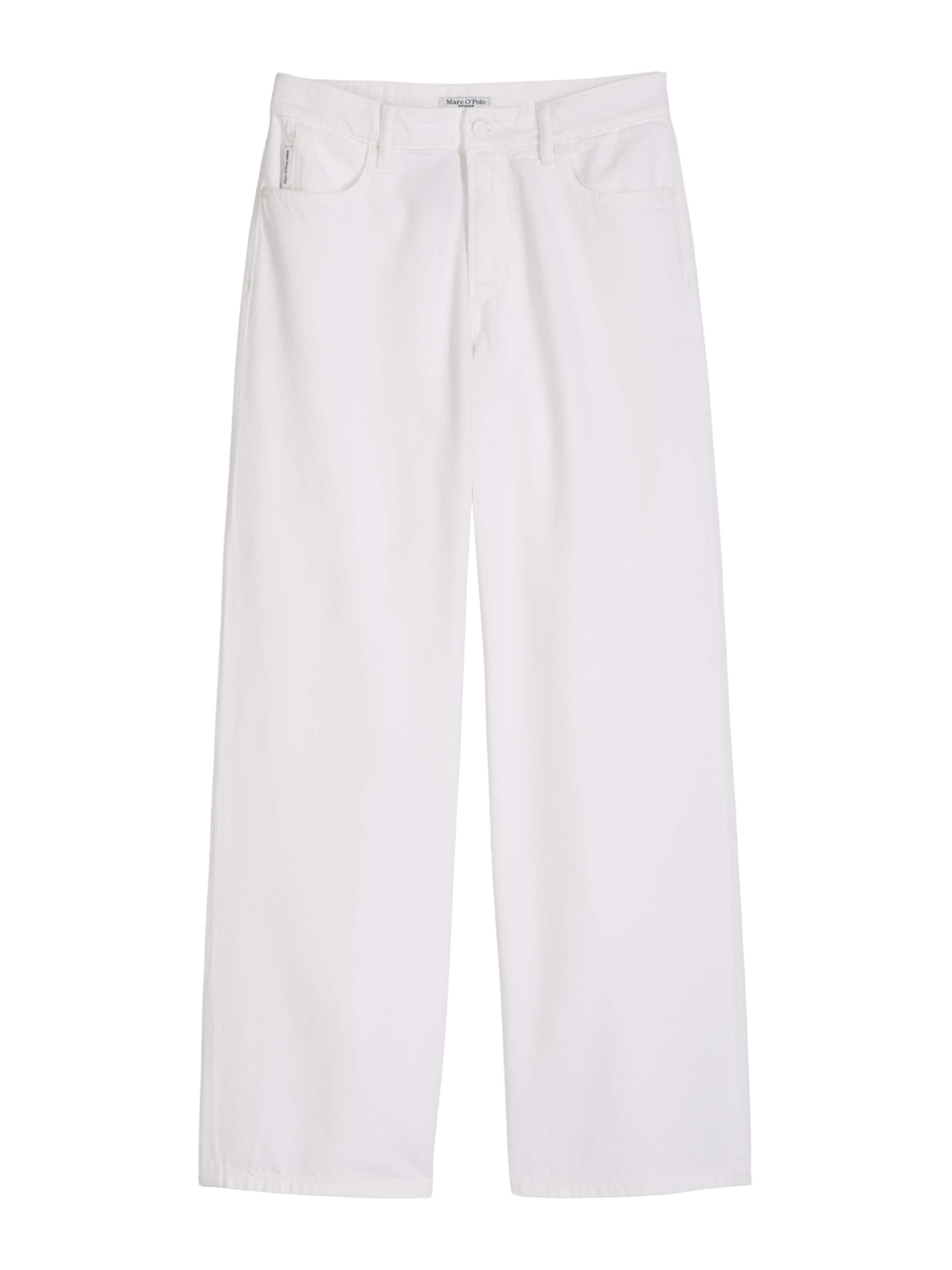 Marc O'Polo DENIM Wide Leg Jeans 'Tomke' i hvid: forside