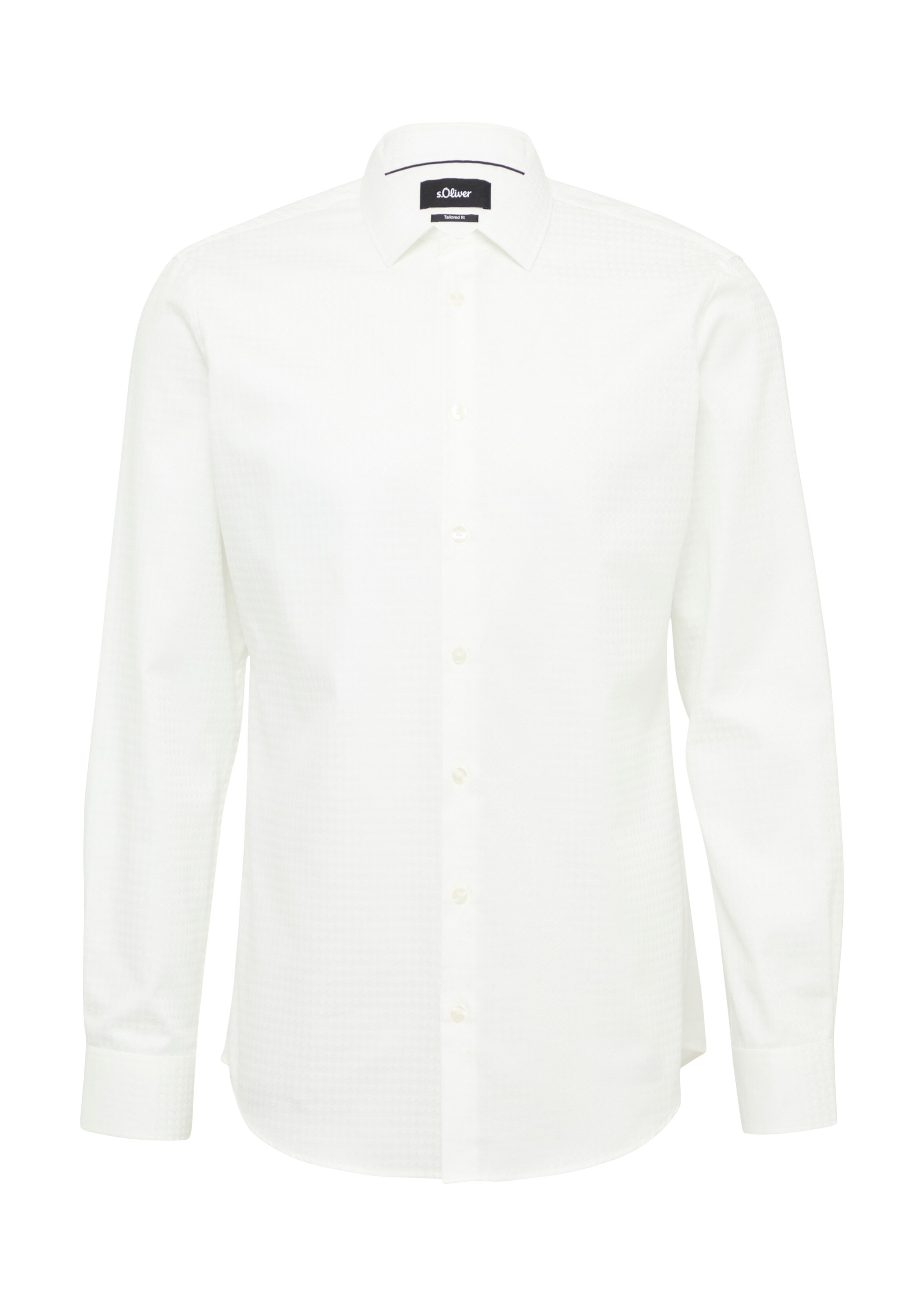 s.Oliver BLACK LABEL Regular fit Overhemd in Wit: voorkant
