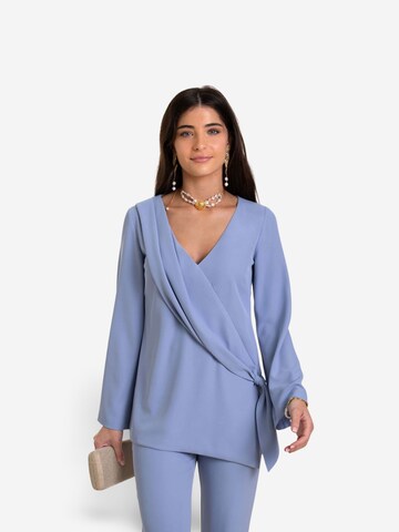 THE-ARE - Chaqueta de entretiempo en azul: frente