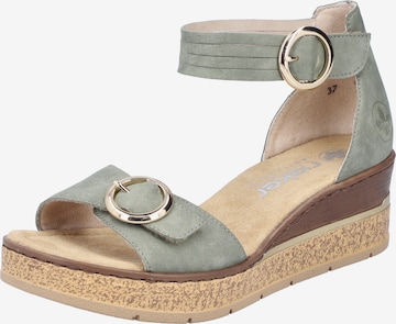 Rieker Sandals in Green: front