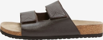 SELECTED HOMME Mules in Brown: front