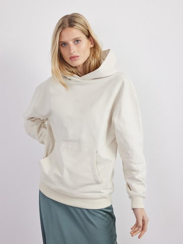 BEARTH Sweatshirt 'Hoodie Bio-Baumwoll-Mix' in Beige: Vorderseite