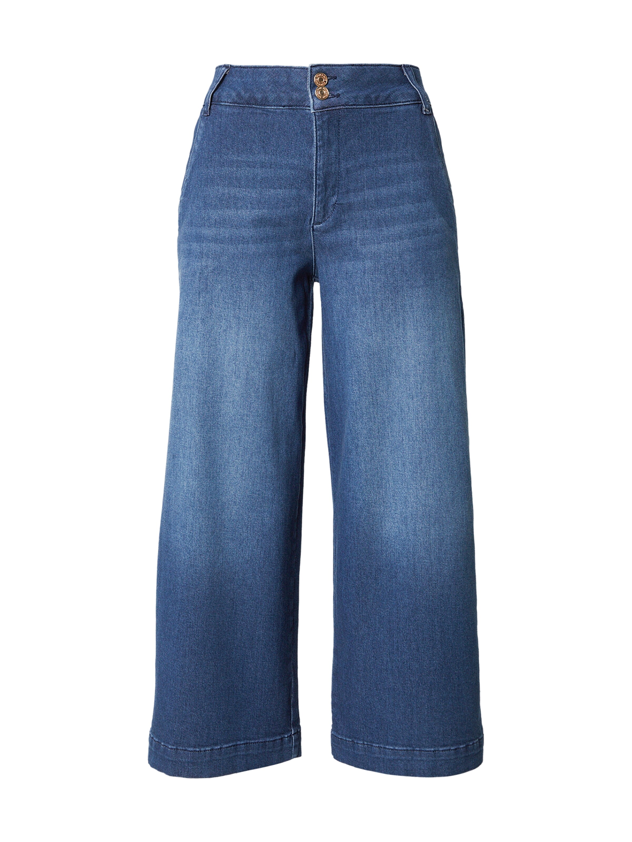 MORE & MORE Voľný strih Džínsy - Modrá: predná strana