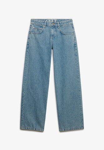 Superdry & Co Wide leg Jeans in Blauw