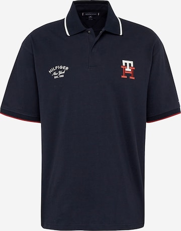 TOMMY HILFIGER Poloshirt in Blau: predná strana