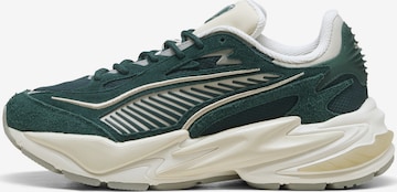 Baskets basses 'RS Surge Hairy' PUMA en vert : devant