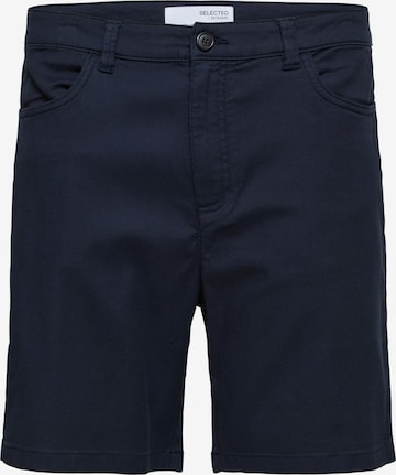 Regular Pantalon chino 'CARLTON' SELECTED HOMME en bleu : devant