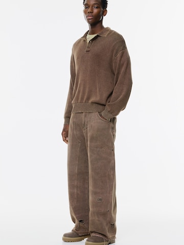 Pull&Bear Trui in Bruin: voorkant