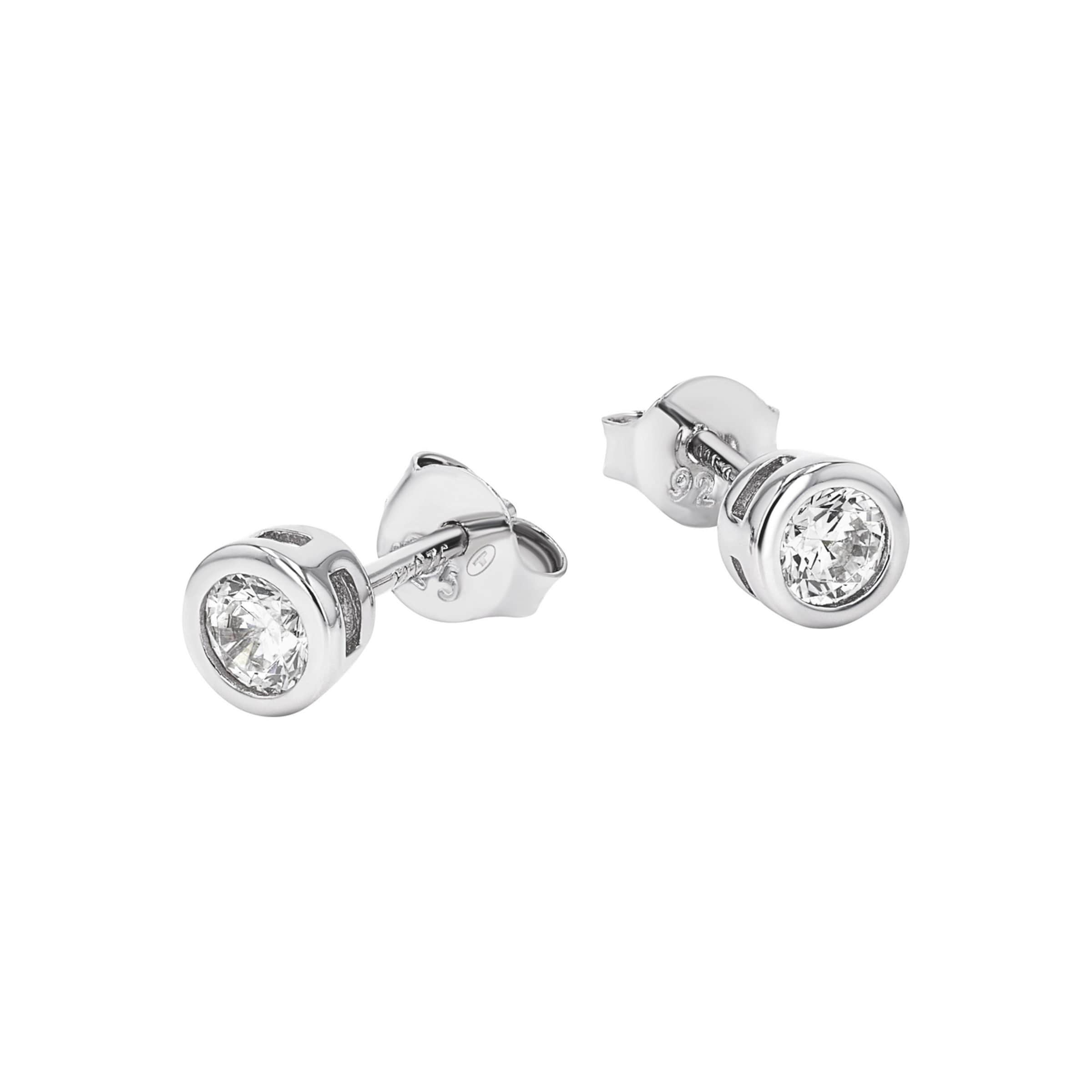 TOM TAILOR Ohrringe in Silber: Vorderseite