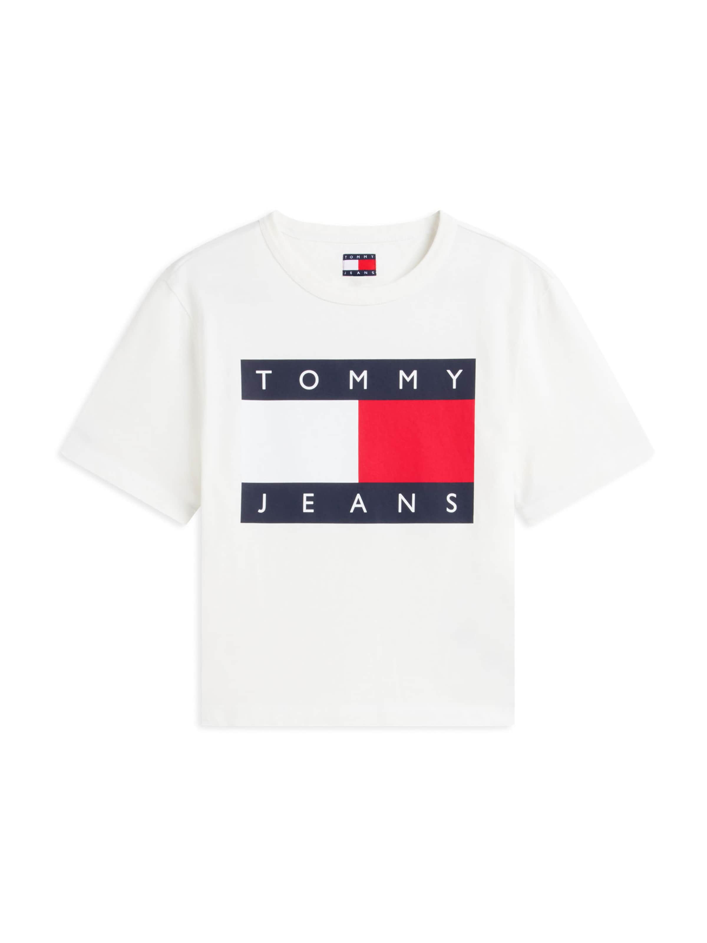 Tommy Jeans - Camiseta en blanco: frente