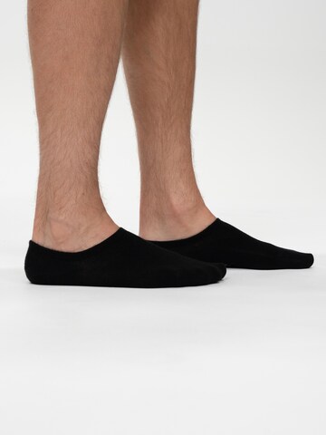 SOLIT socks Sokken 'Footie (zwart)' in Zwart